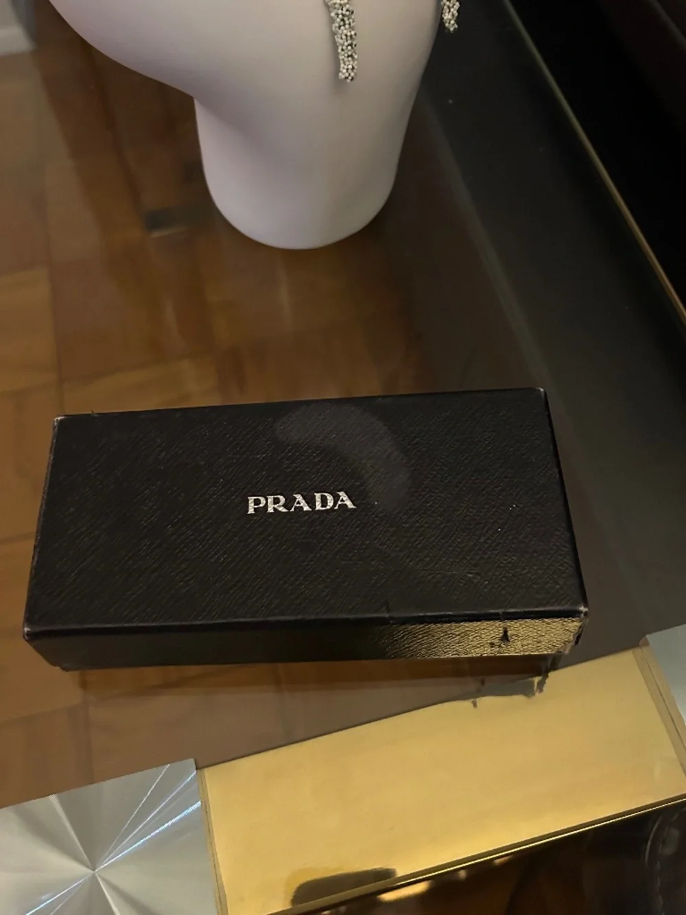 Prada Acetate Cinema Sunglasses SPR 09Q Black - Picture 2 of 10